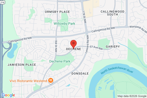 Map of Dechene