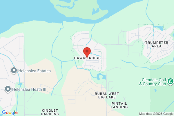 Map of Hawks Ridge